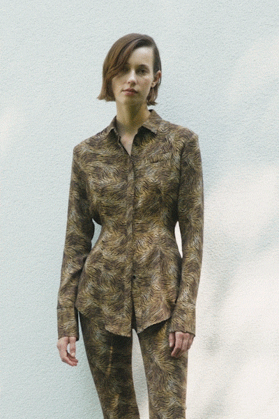 Elvin Shirt Zebra Print