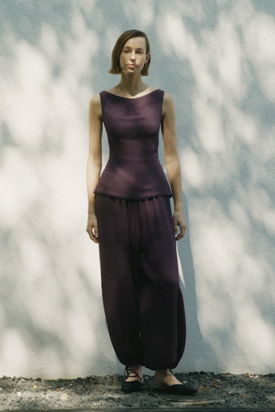 Genni Top Deep Damson