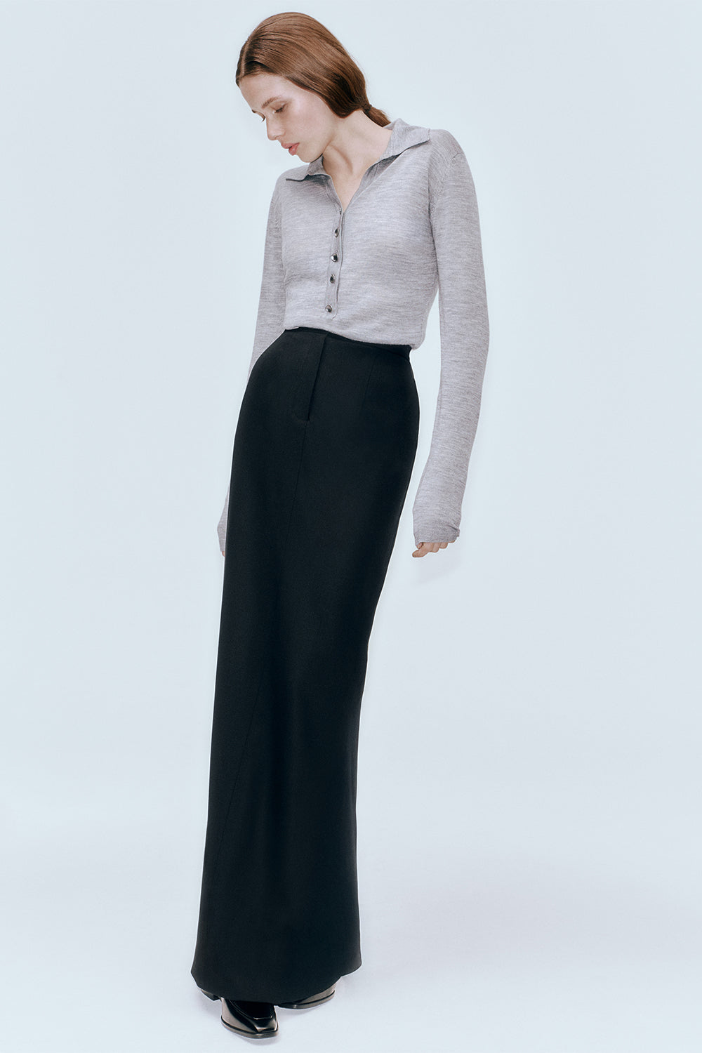 Austine Knit Top Grey