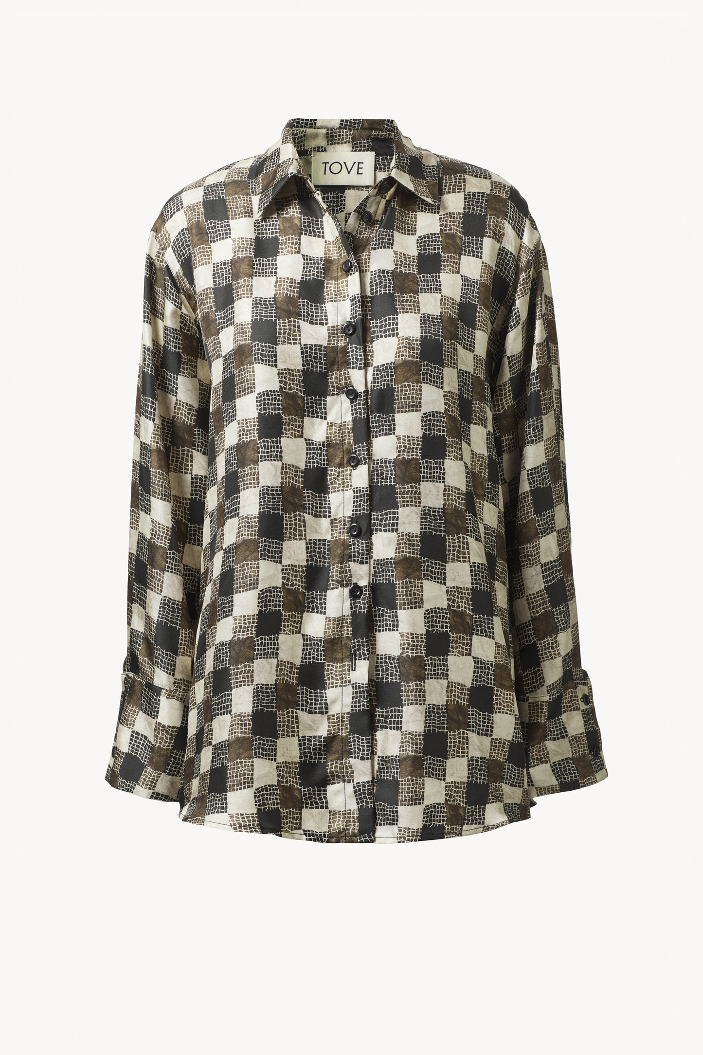 Amal Shirt Textured Check Print