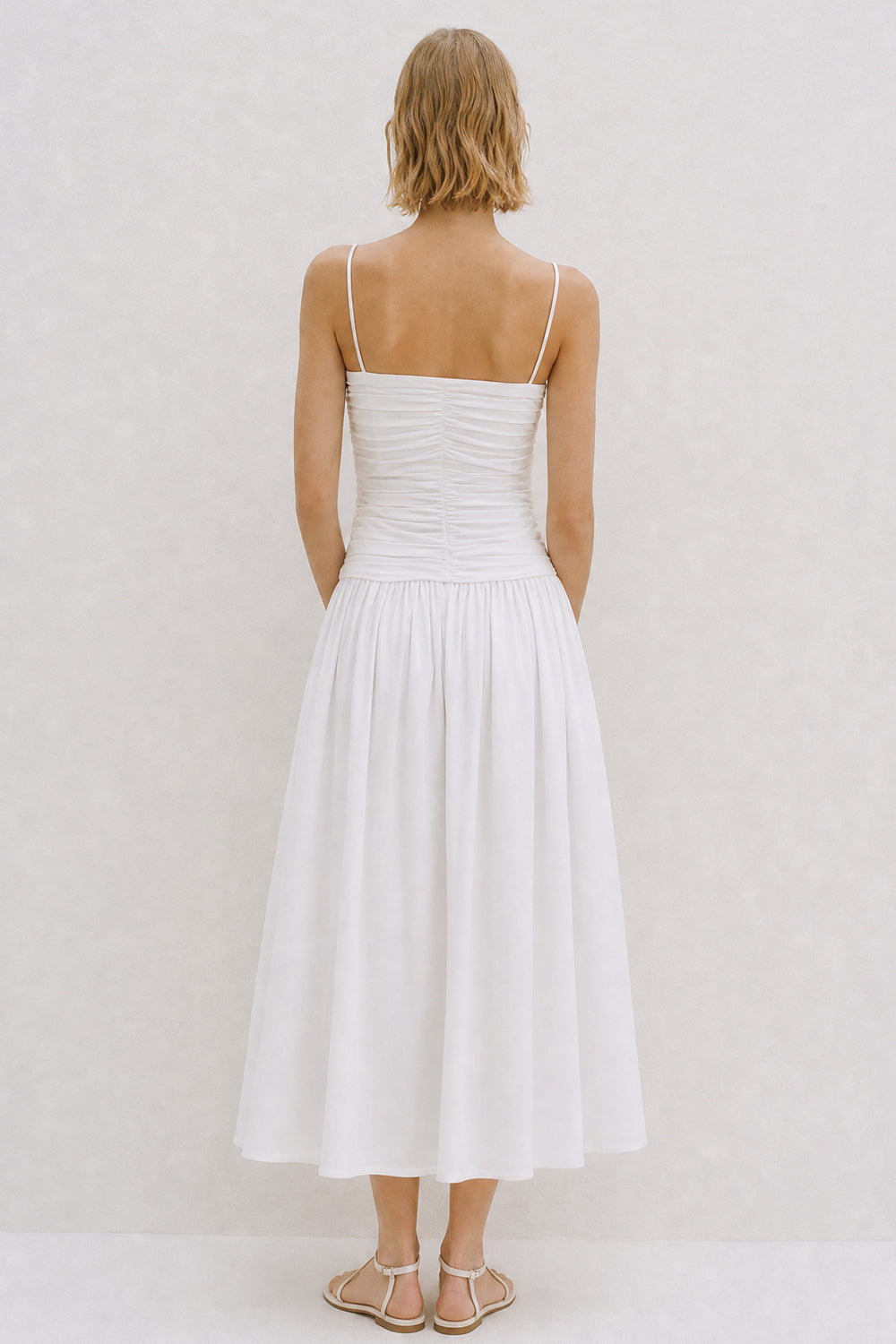 Amina Dress White