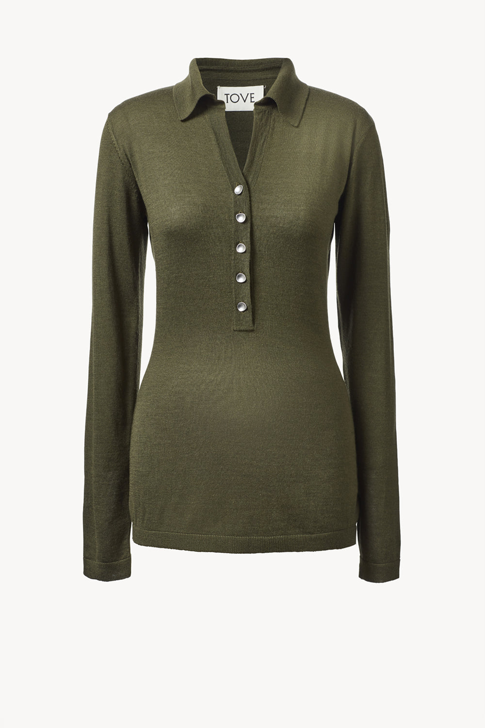 Austine Knit Top Moss Green