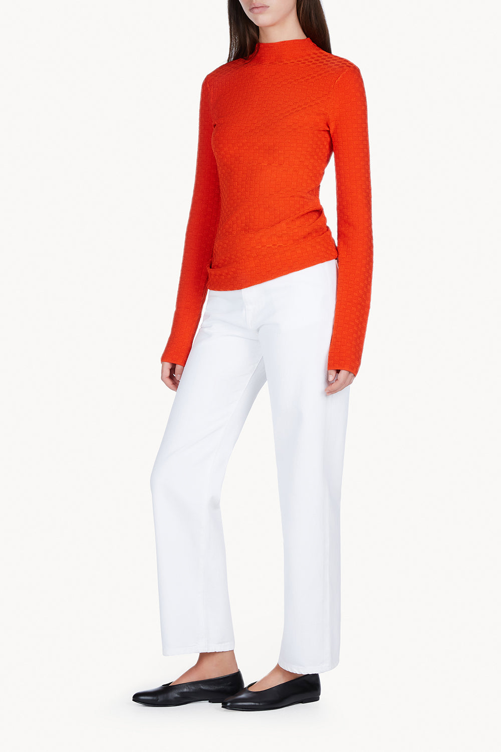 Avi Knitted Top Coral