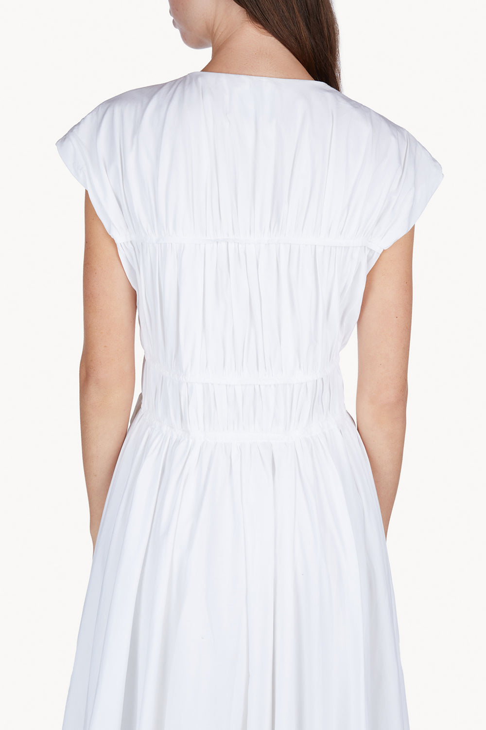 Ceres Organic Cotton Midi Dress White