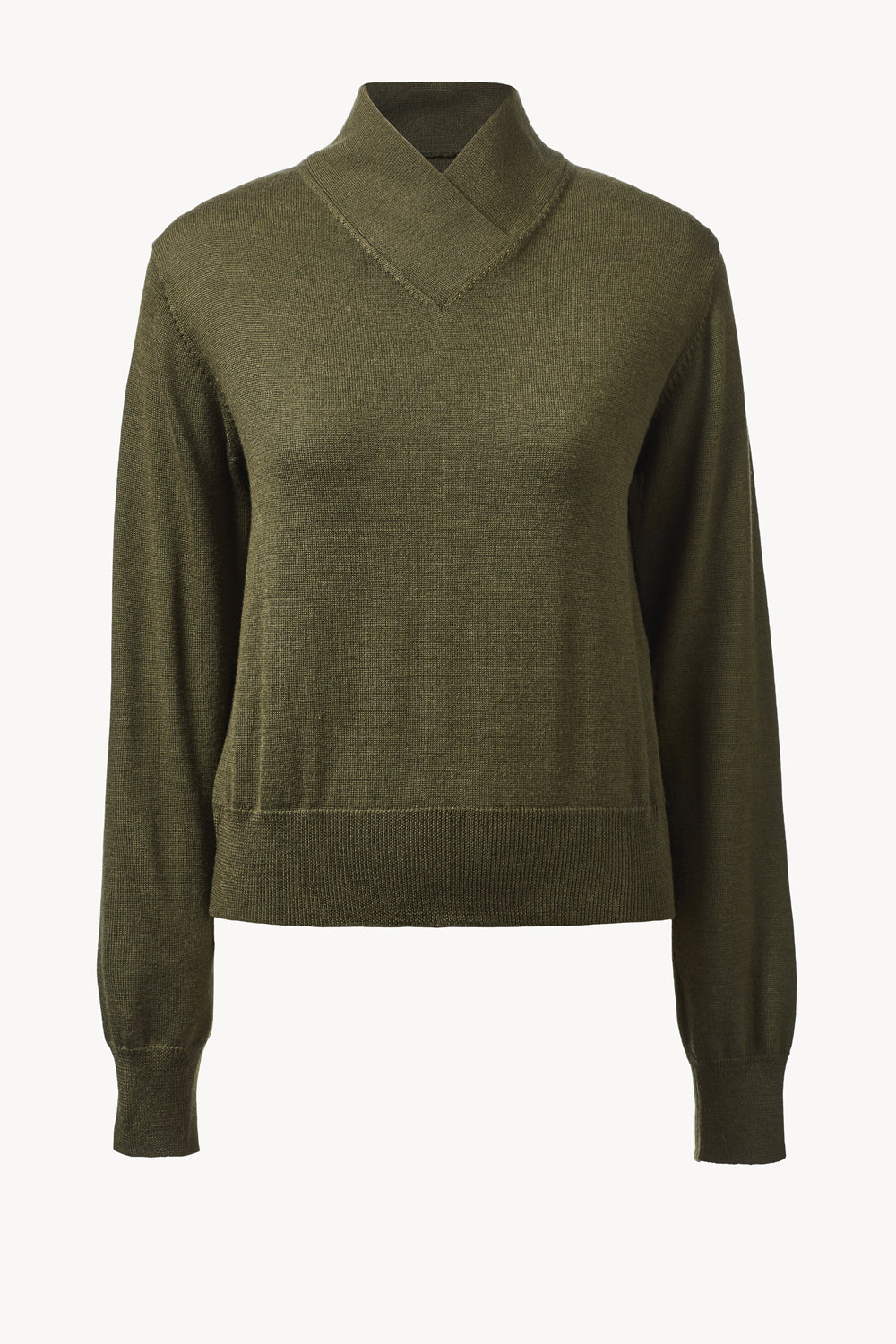 Detta Knit Top Moss Green