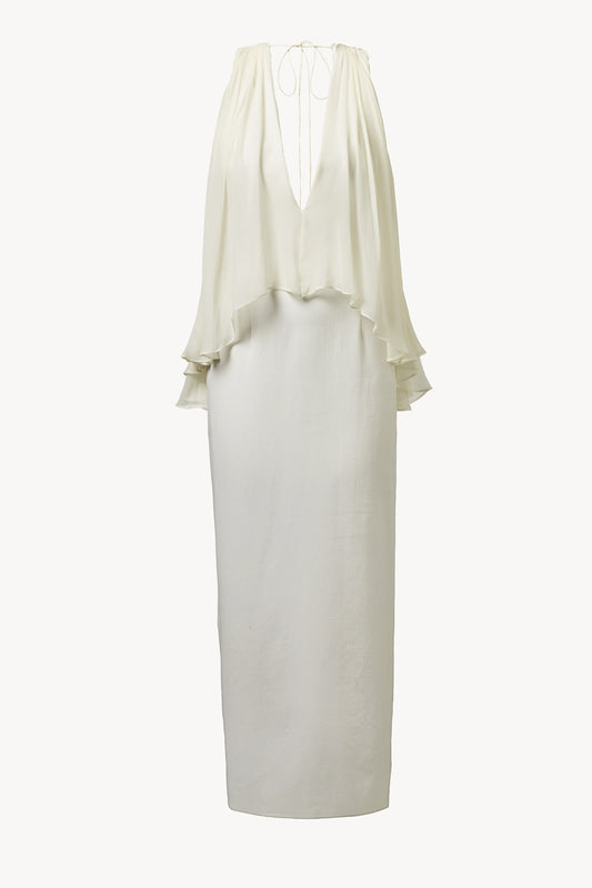 Galina Dress White