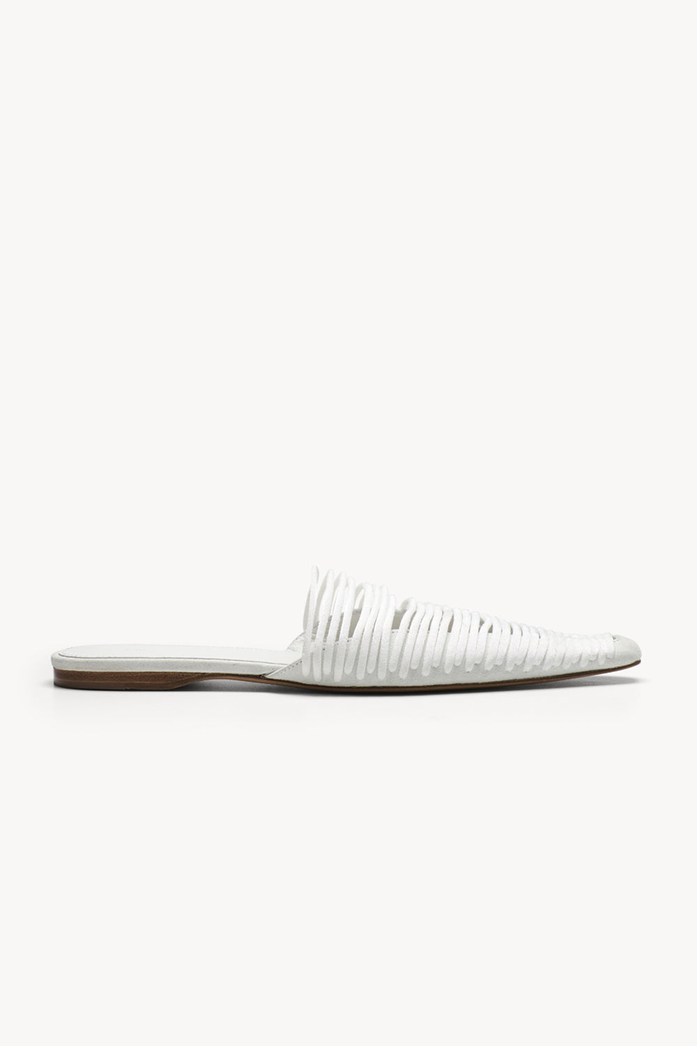 Kenly Flat Mule White