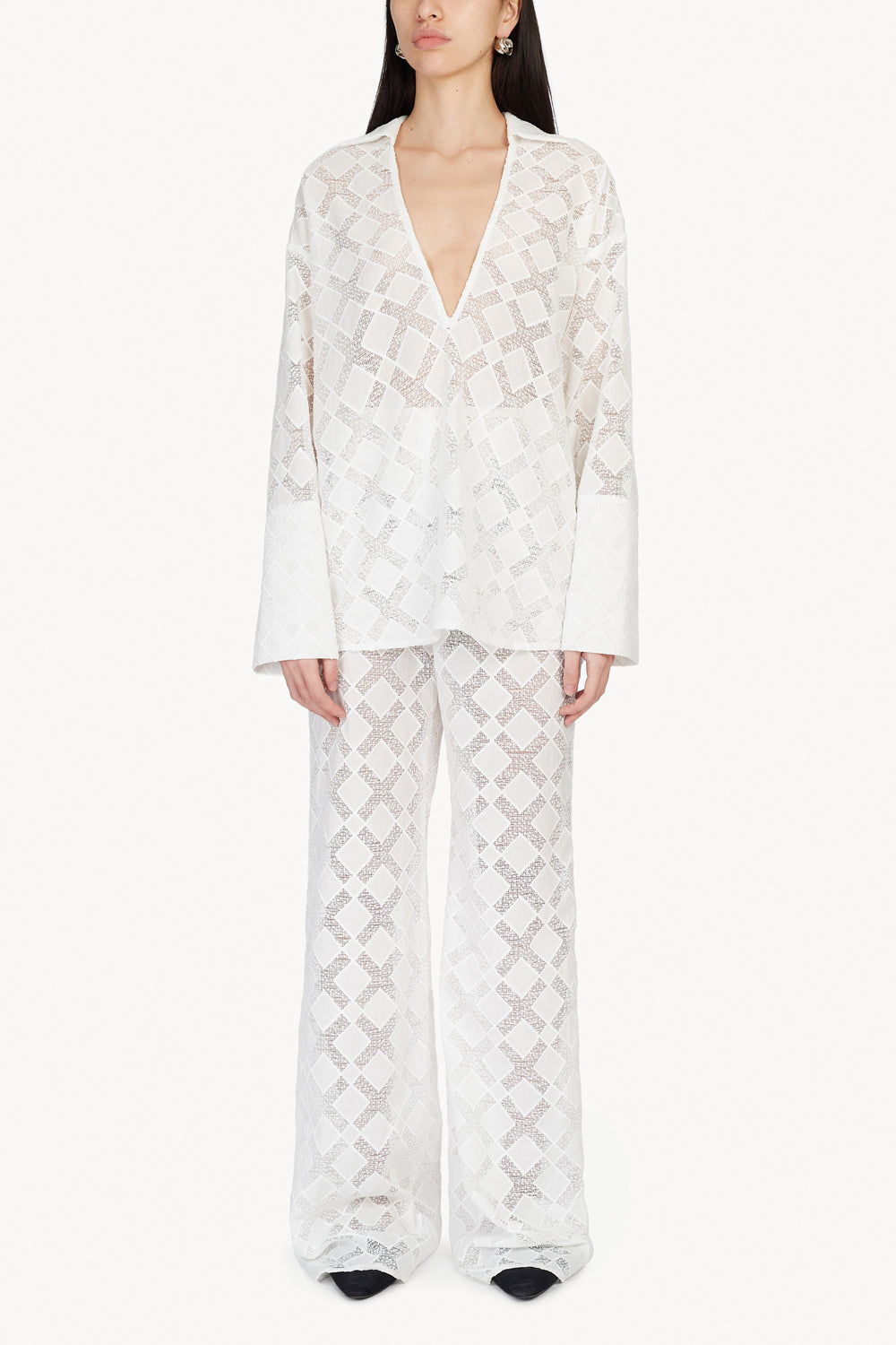 Kaia Trouser White