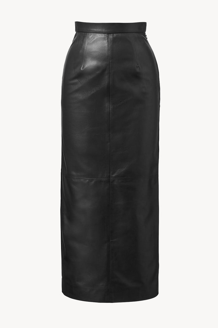 TOVE Studio Mari Leather Skirt Black