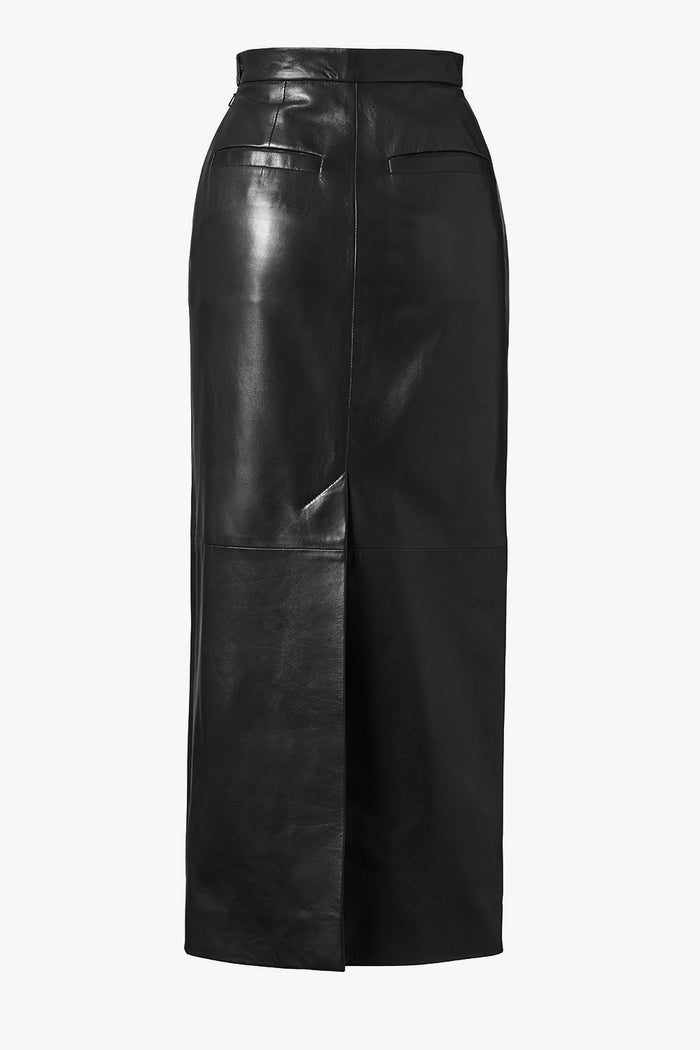 TOVE Studio Mari Leather Skirt Black