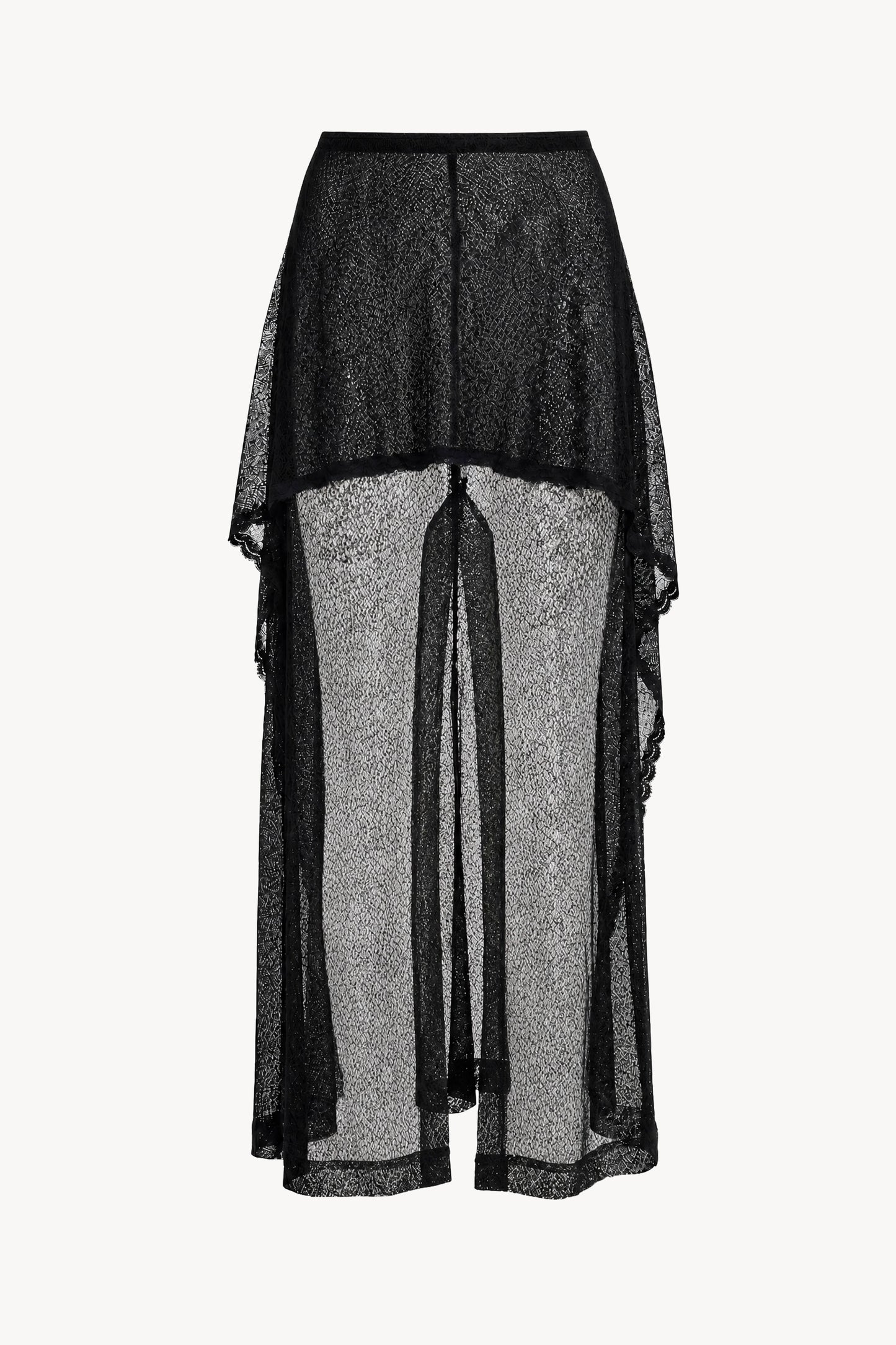 Nathalie Lace Skirt Black