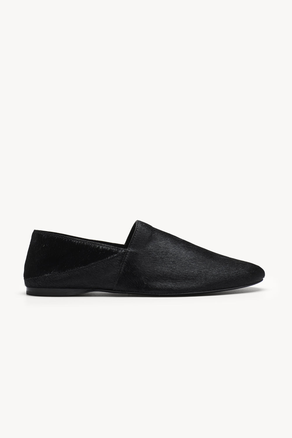 Pascale Slipper Ponyskin Black