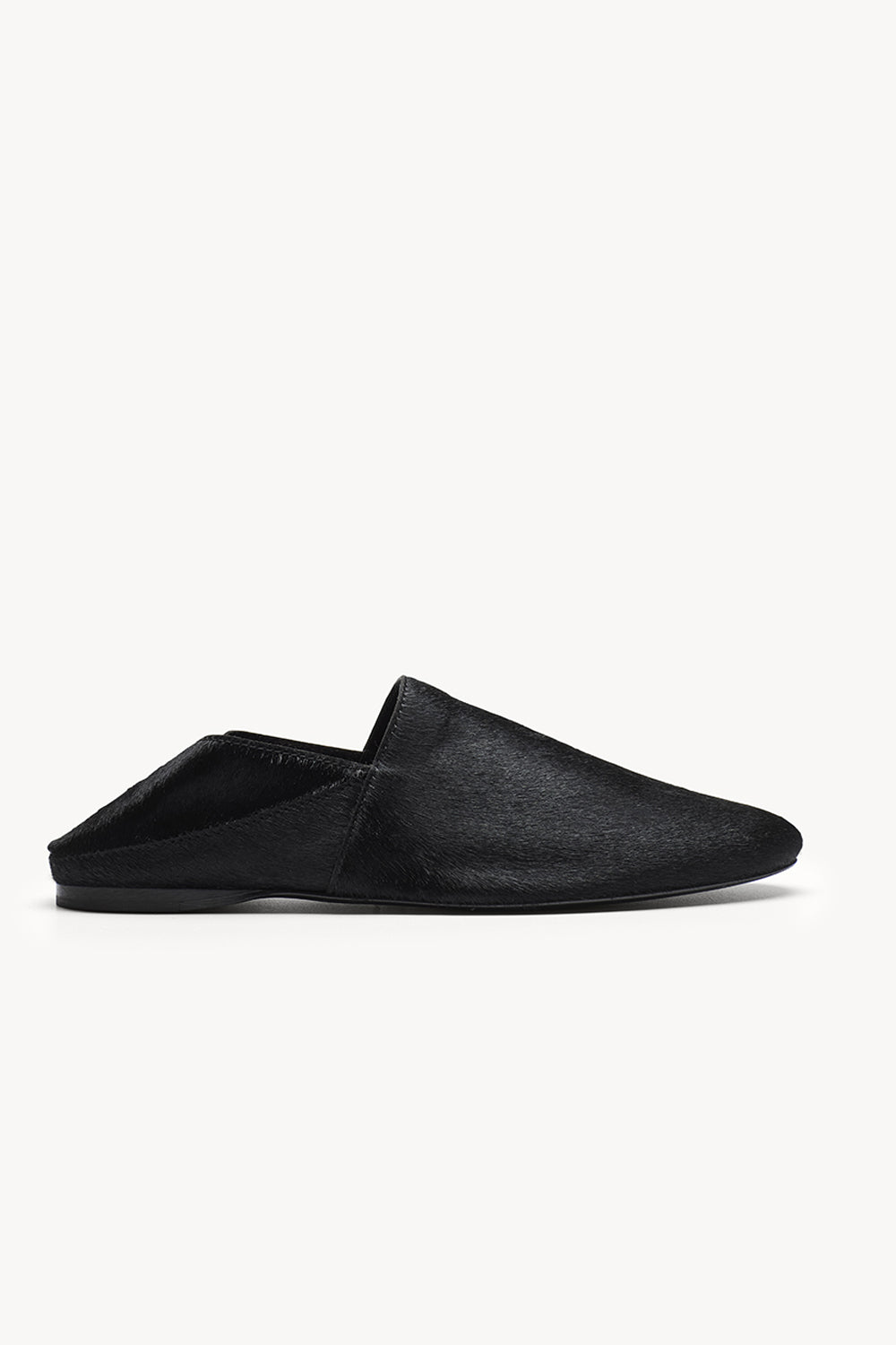 Pascale Slipper Ponyskin Black