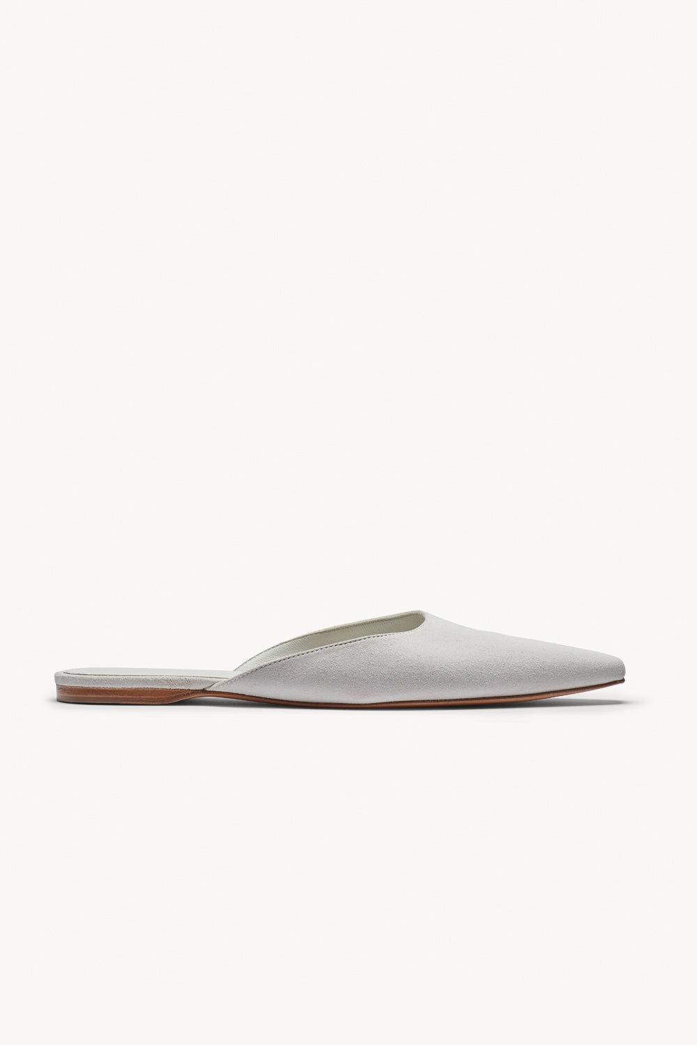 Pheby Flat Mule White