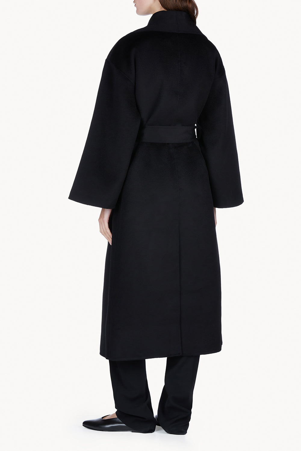 Rebeca Lambswool Coat Black