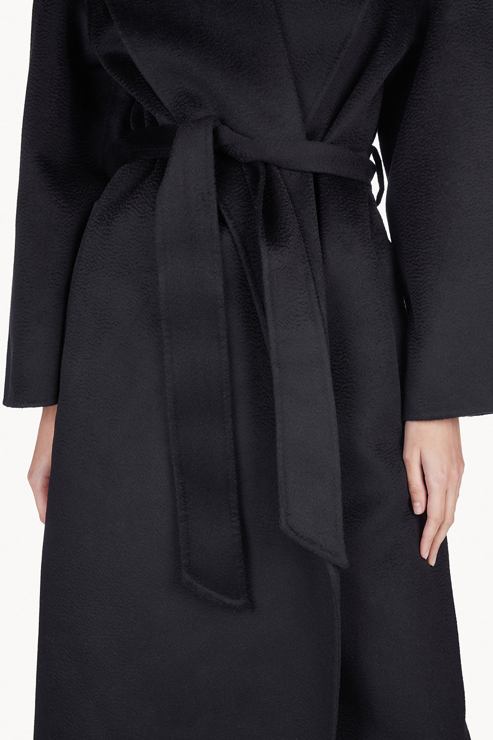 Rebeca Lambswool Coat Black