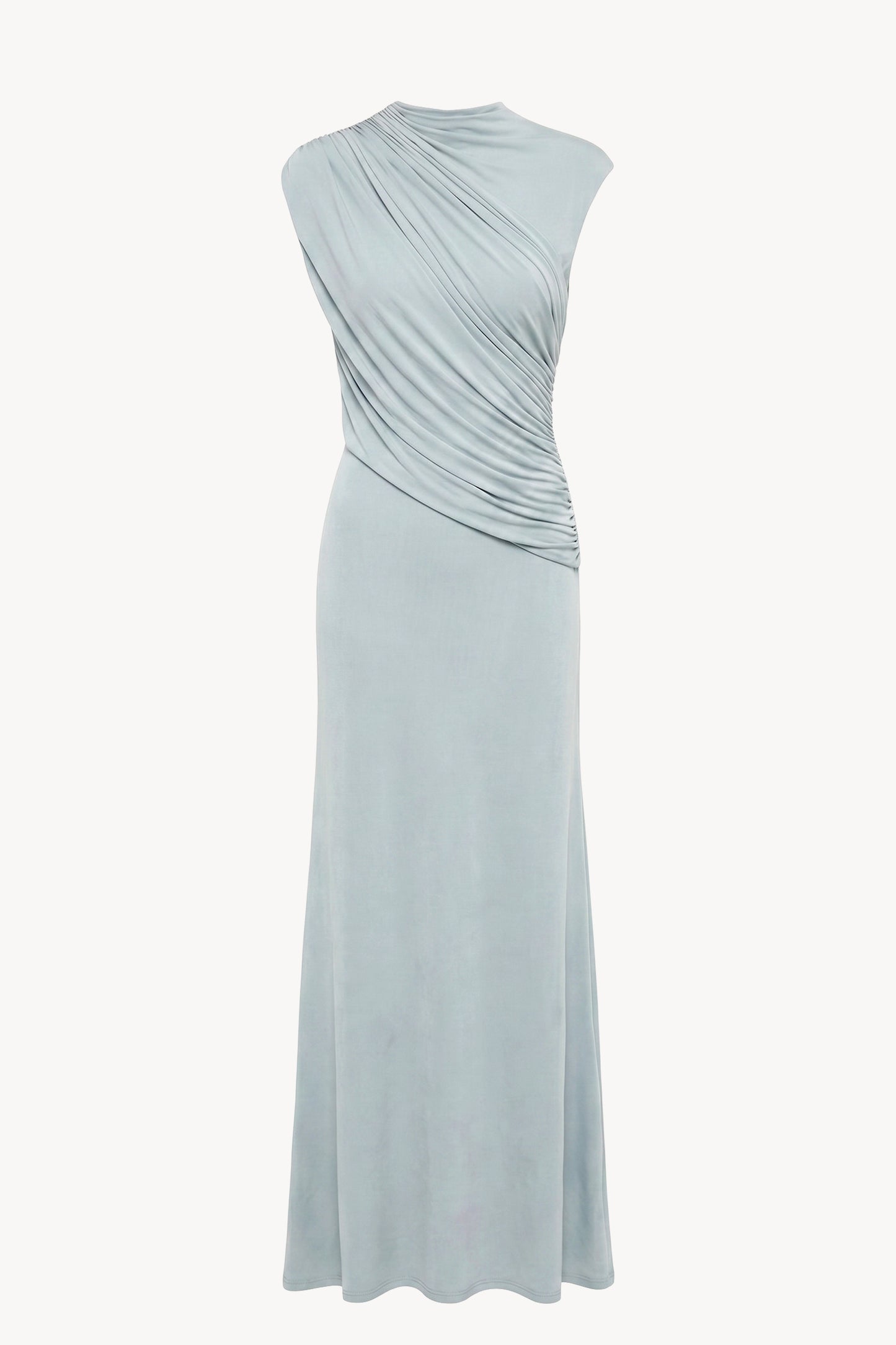 Saffron Jersey Dress Oyster Blue