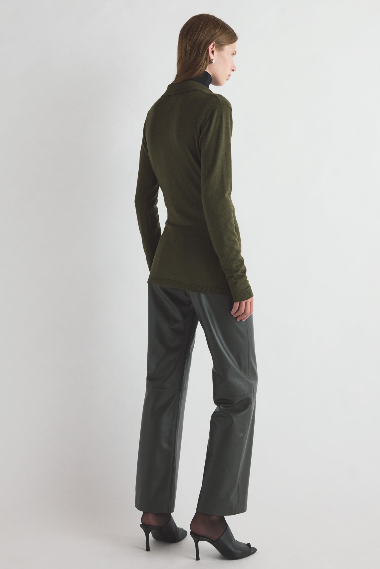 Austine Knit Top Moss Green
