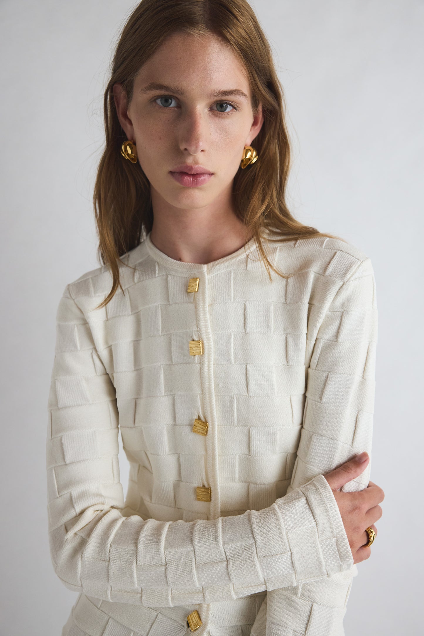 Uma Knitted Jacket White