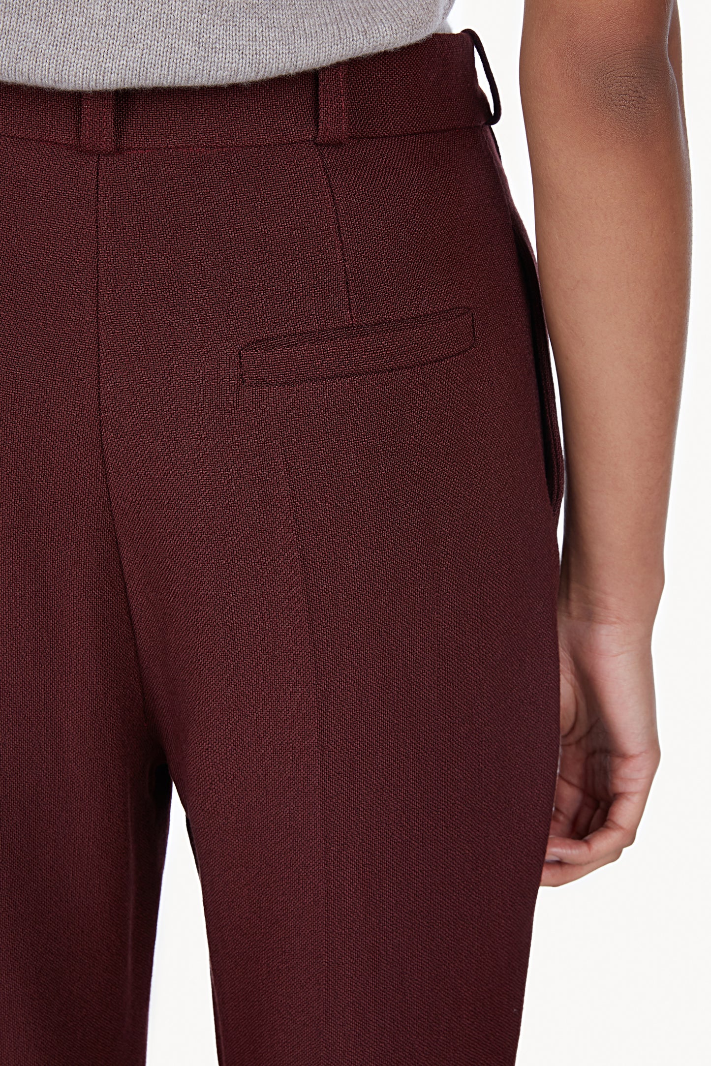 Gabrielle Trouser Burgundy