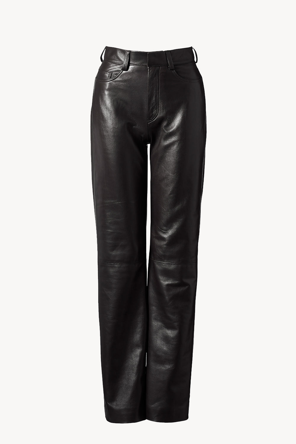 Yeal Leather Trouser Black