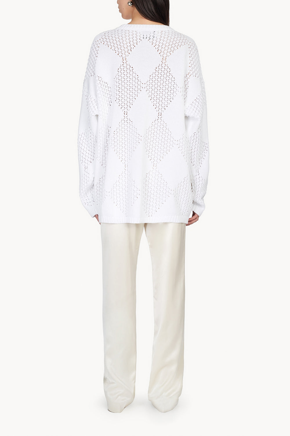 Yara Knitted Jumper White