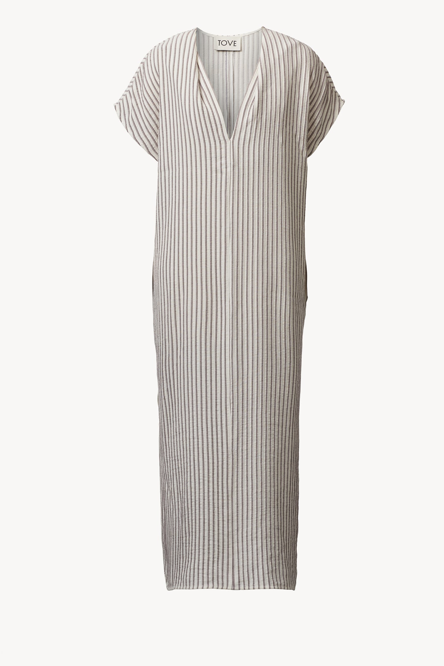 Yuna Dress White Stripe
