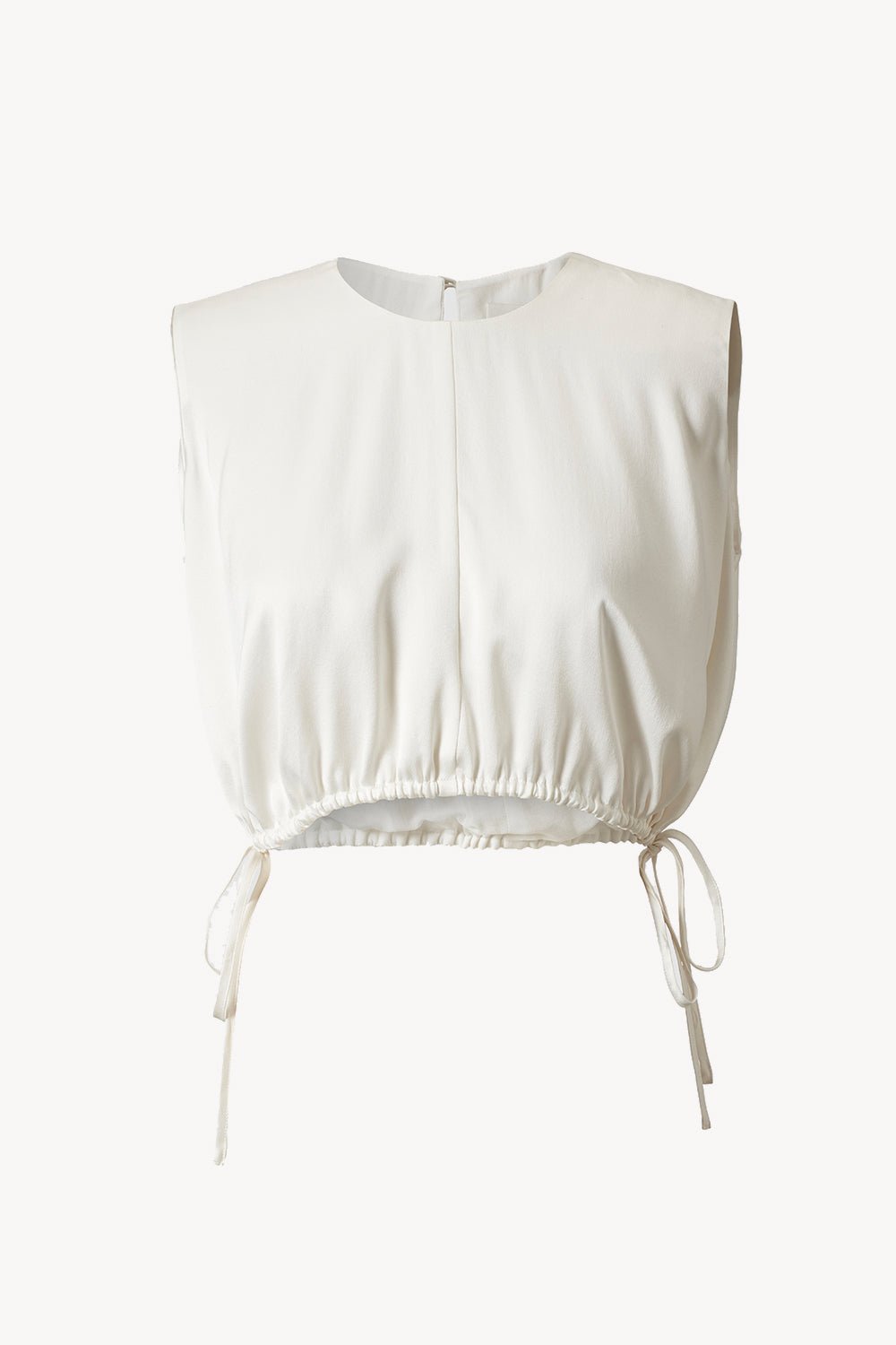 Cecily Top Sand Washed Silk Ivory