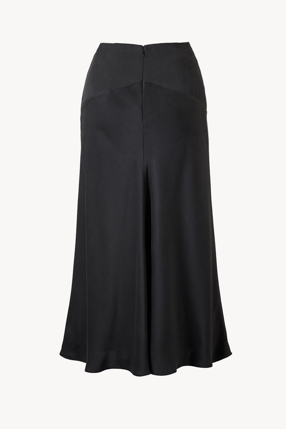 Clover Skirt Sand Washed Silk Black