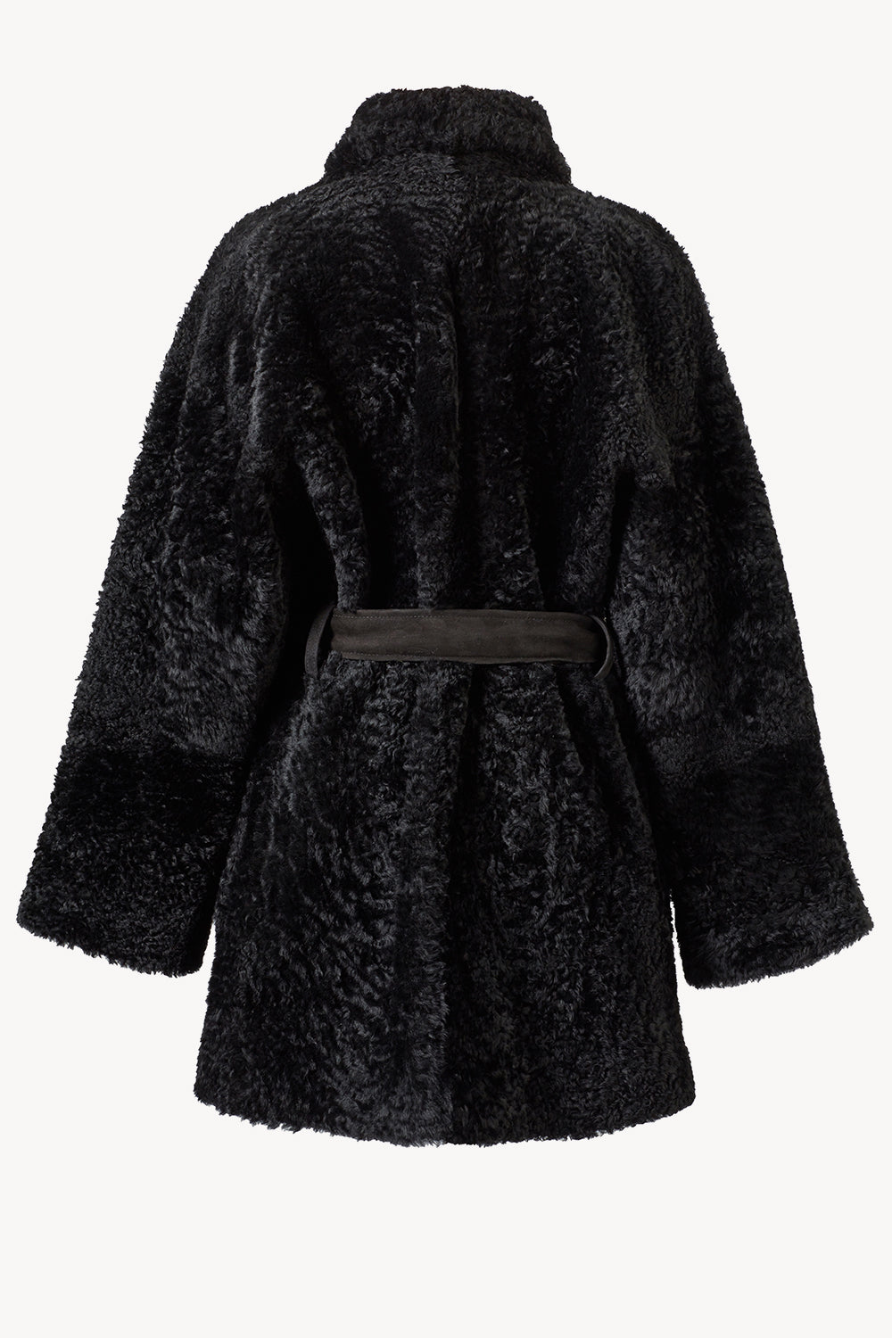 Vanessa Shearling Coat Black