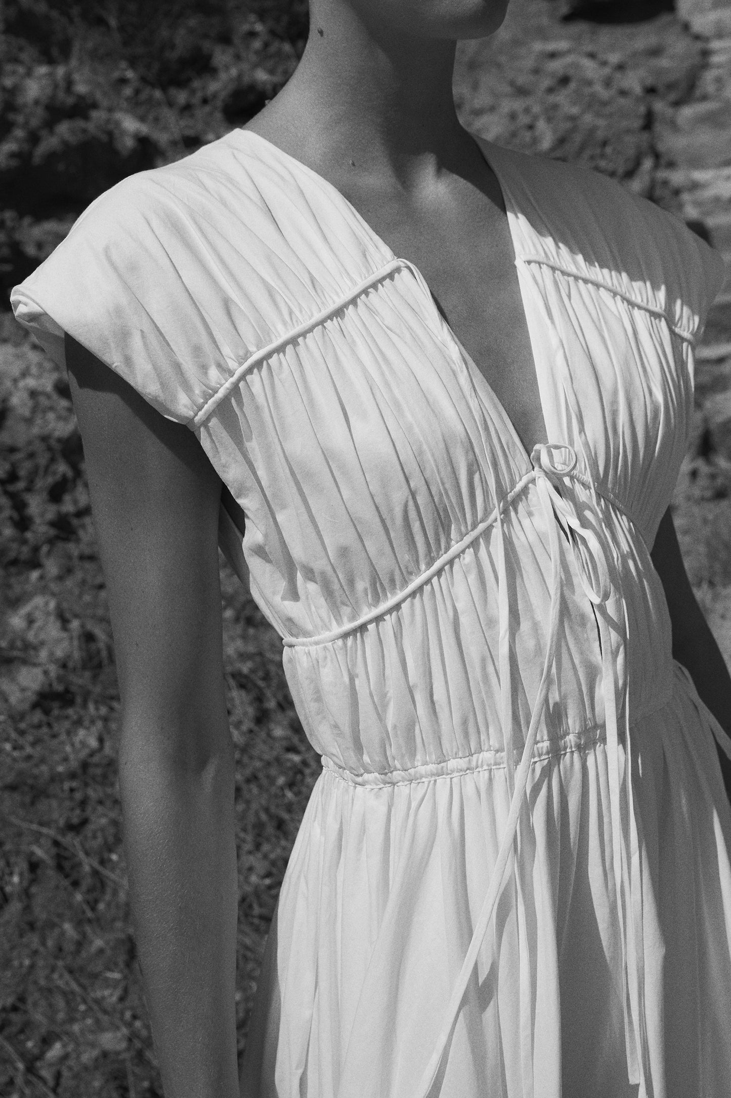 Ceres Organic Cotton Midi Dress White