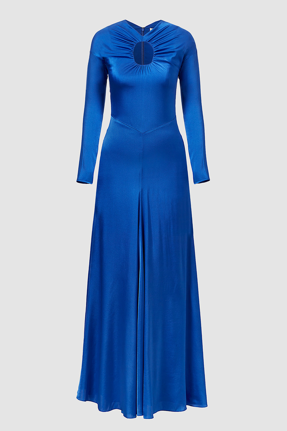 Noor Silk Dress Cobalt