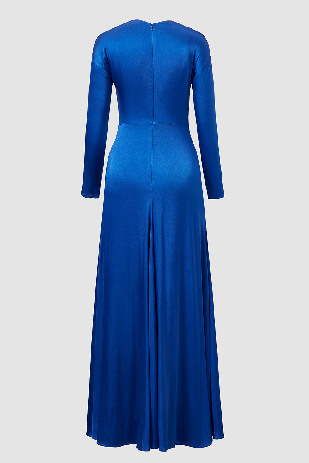 Noor Silk Dress Cobalt
