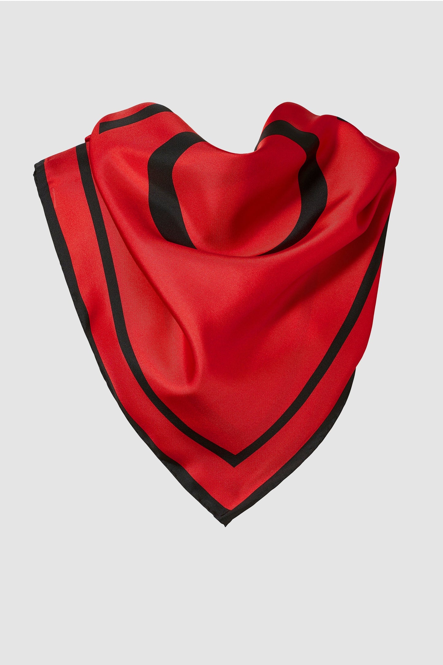 Tove Rowe Silk Scarf Carmine Red