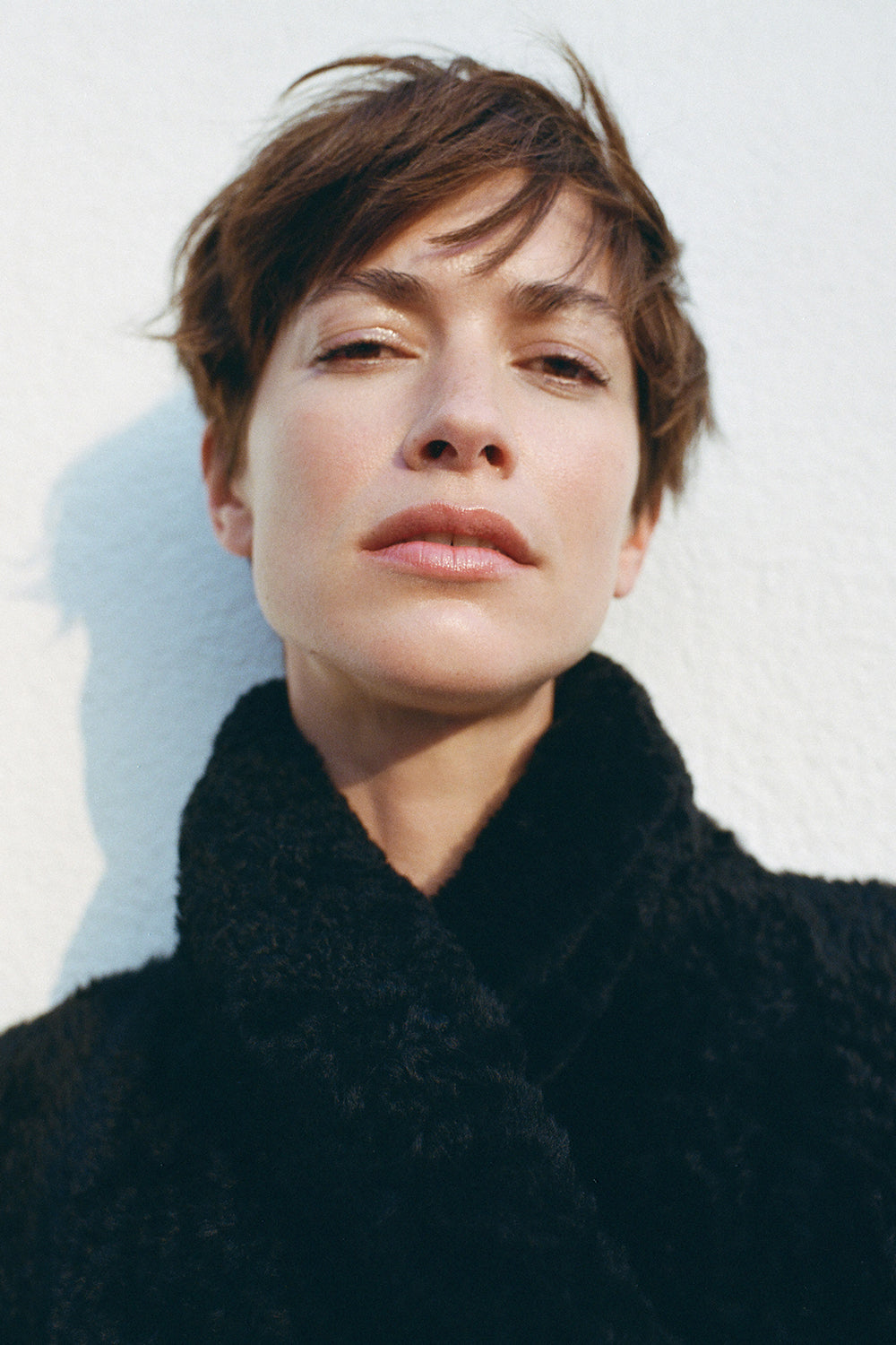 Vanessa Shearling Coat Black