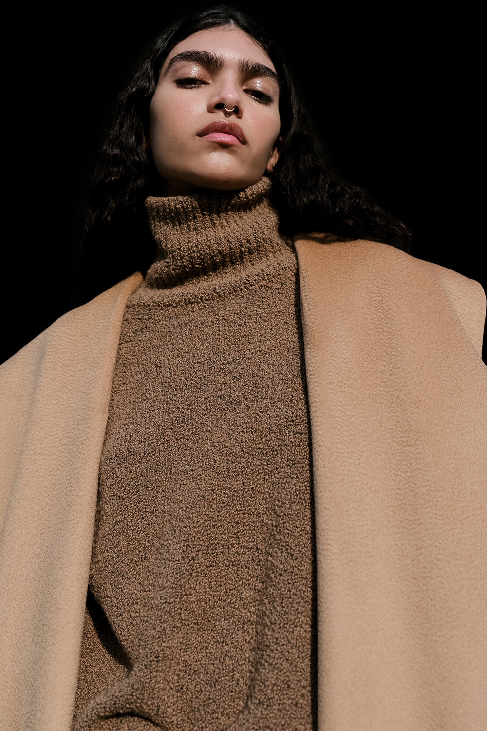 Bruna Cashmere Blend Jumper Camel