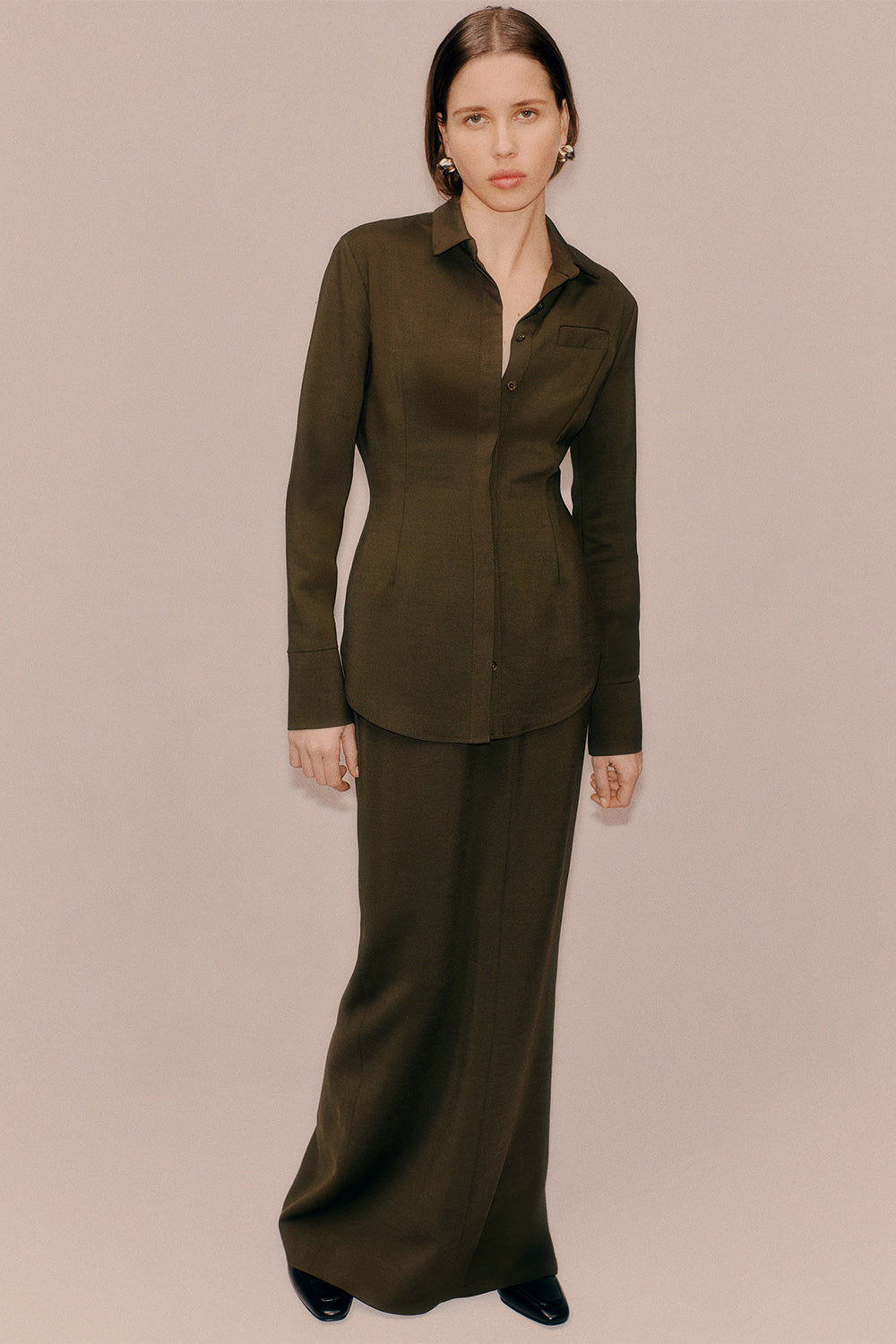 Elvin Shirt Chocolate