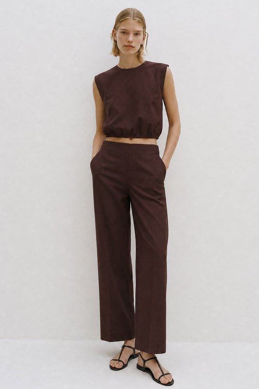 Andie Top Aubergine