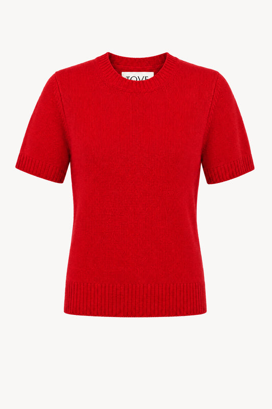 Anok Cashmere Top Red