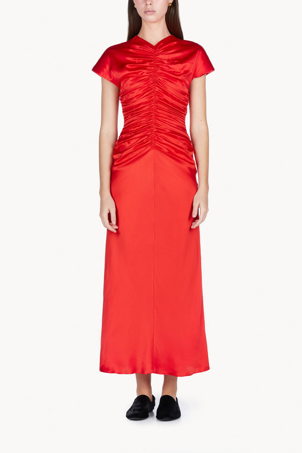 Aubree Dress Vivid Red