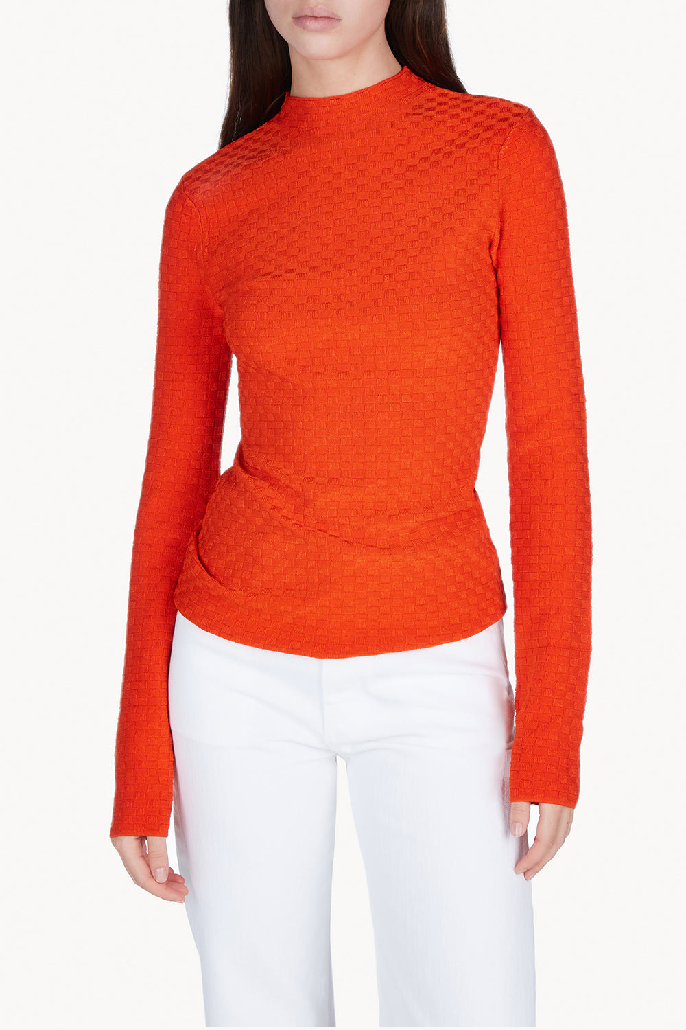 Avi Knitted Top Coral