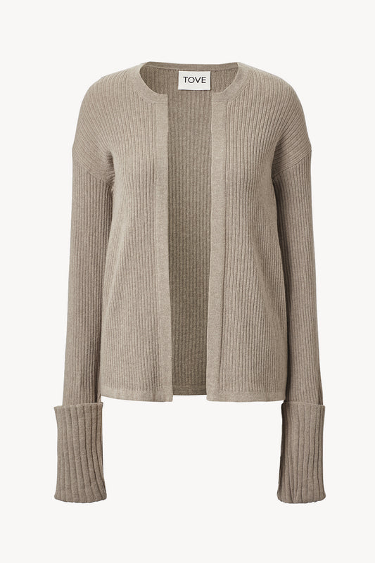 Charlotte Knitted Cardigan Barley