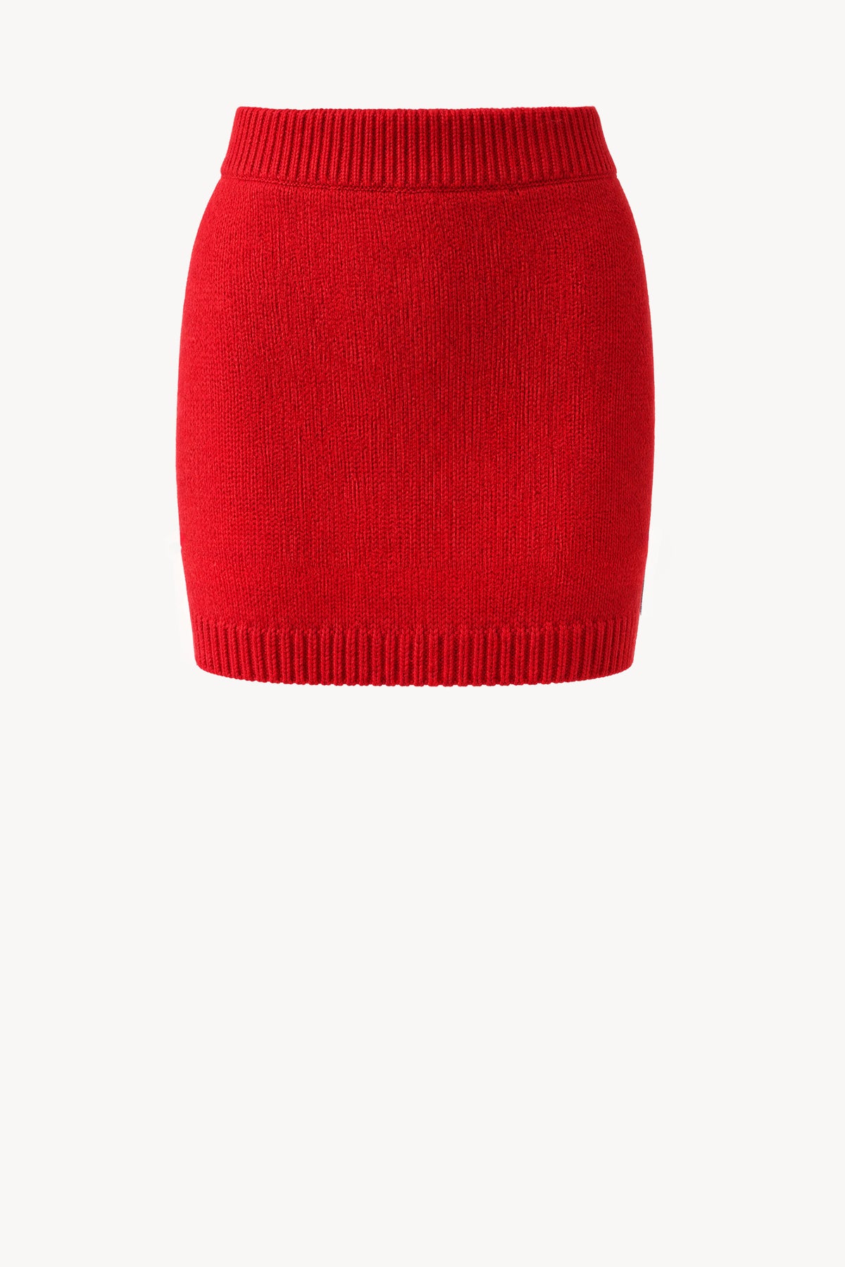 Dusty Knit Skirt Red