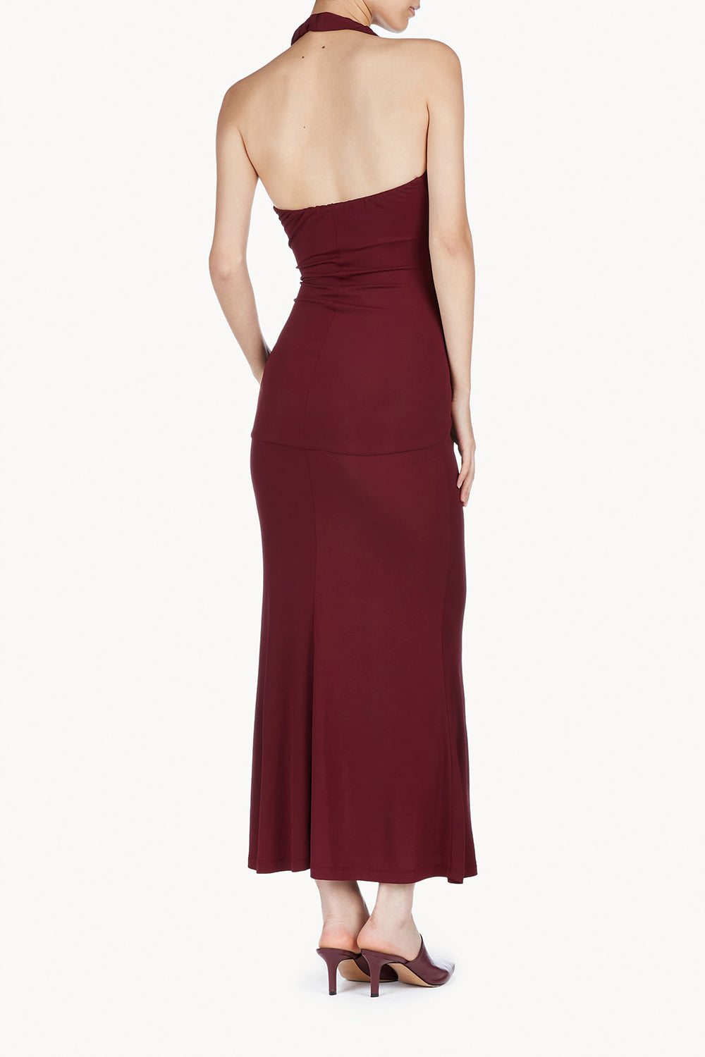 Eleanor Dress Burgundy