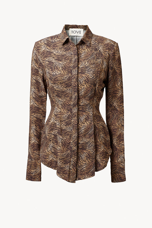 Elvin Shirt Zebra Print