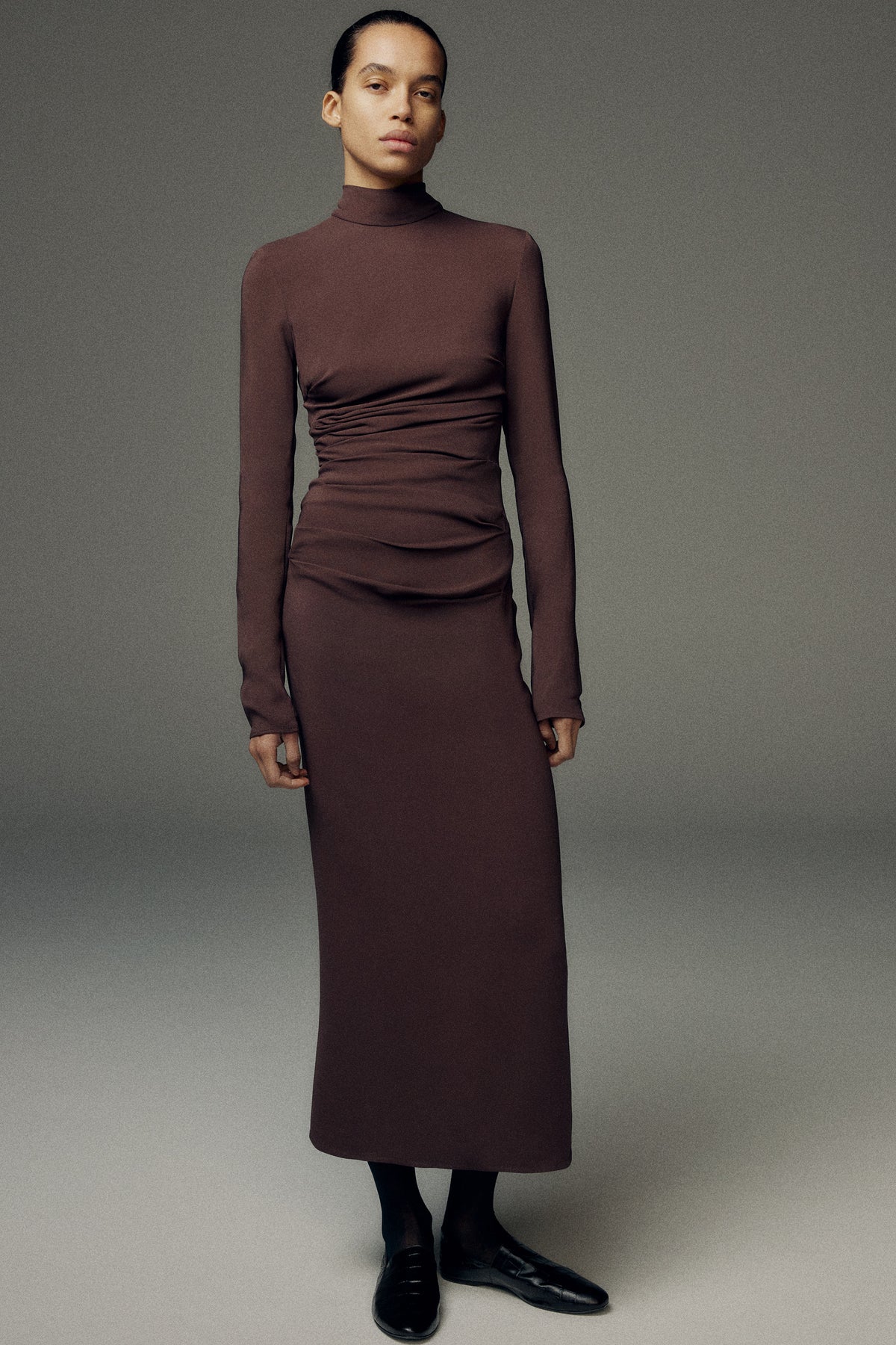 Eris Dress Aubergine