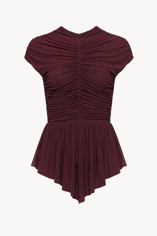 Gabor Jersey Top Damson