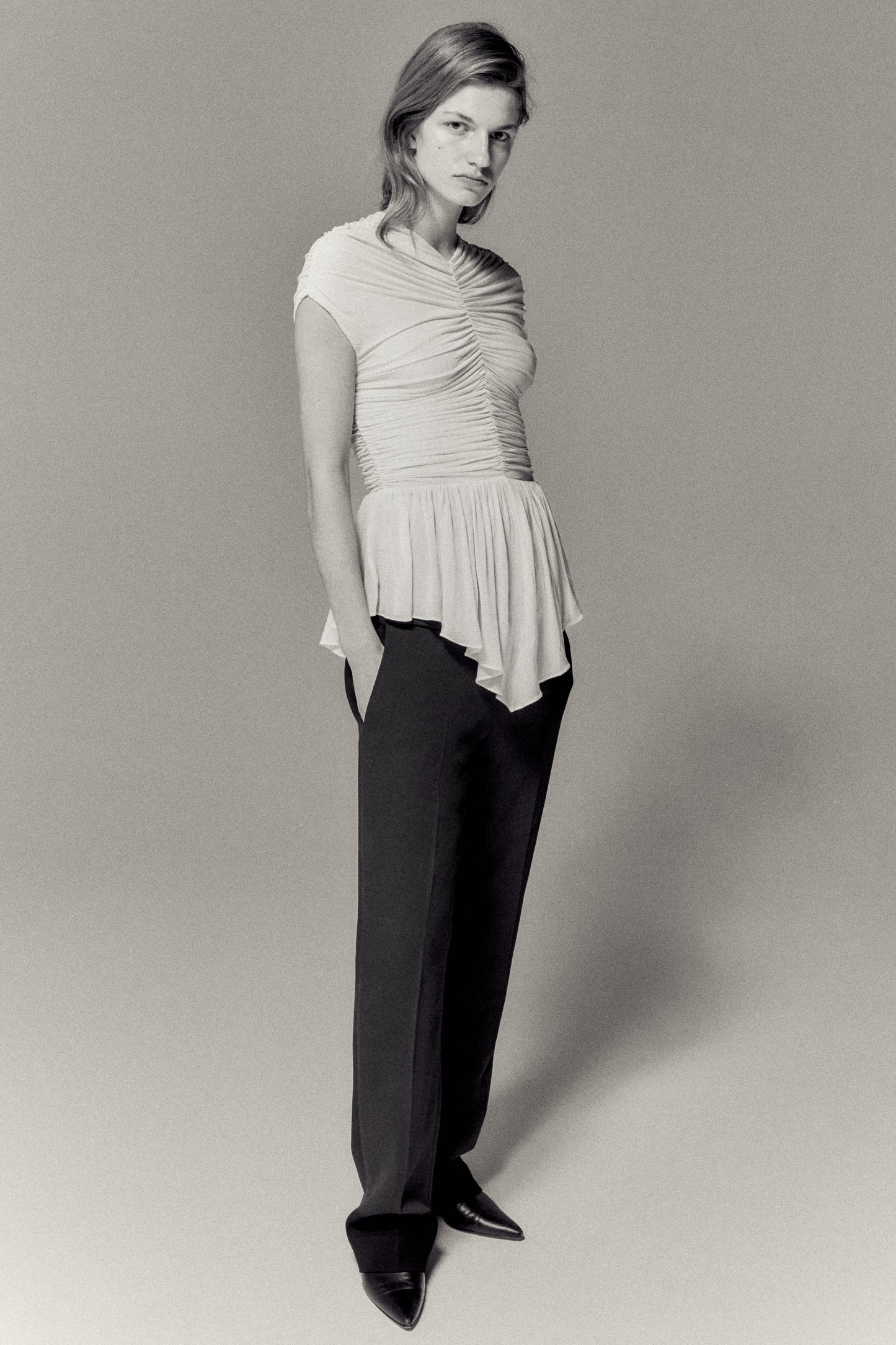Gabor Jersey Top Pale Lemon