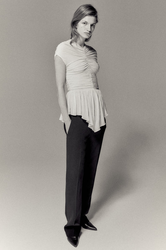 Gabor Jersey Top Pale Lemon