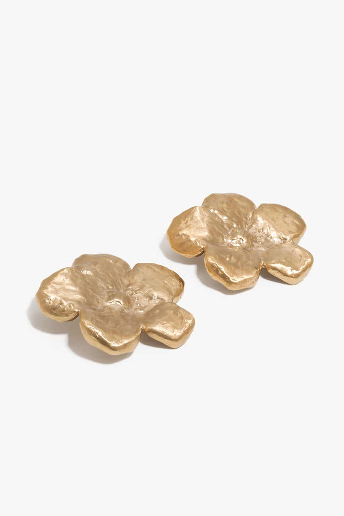 TOVE Studio Flower Earrings Gold